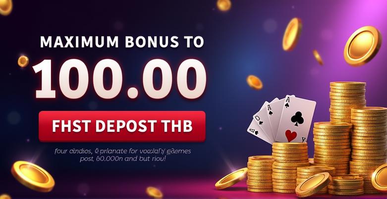 โปรโมชั่นฝากครั้งแรกรับเครดิตฟรี 10,000 บาท